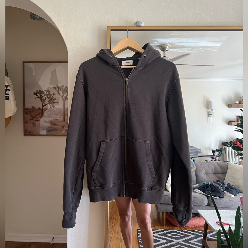 Joah Brown oversized zip hoodie